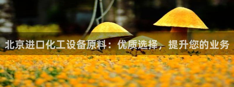 天辰平台会员登录不了：北京进口化工设备原料：优质选